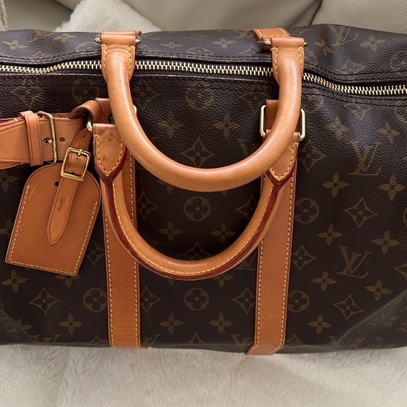 EUC Louis Vuitton Monogram Keepall 45 Boston Travel Hand Bag - Picture 3 of 14